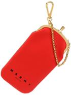 Marni Chain Detail Purse - Red