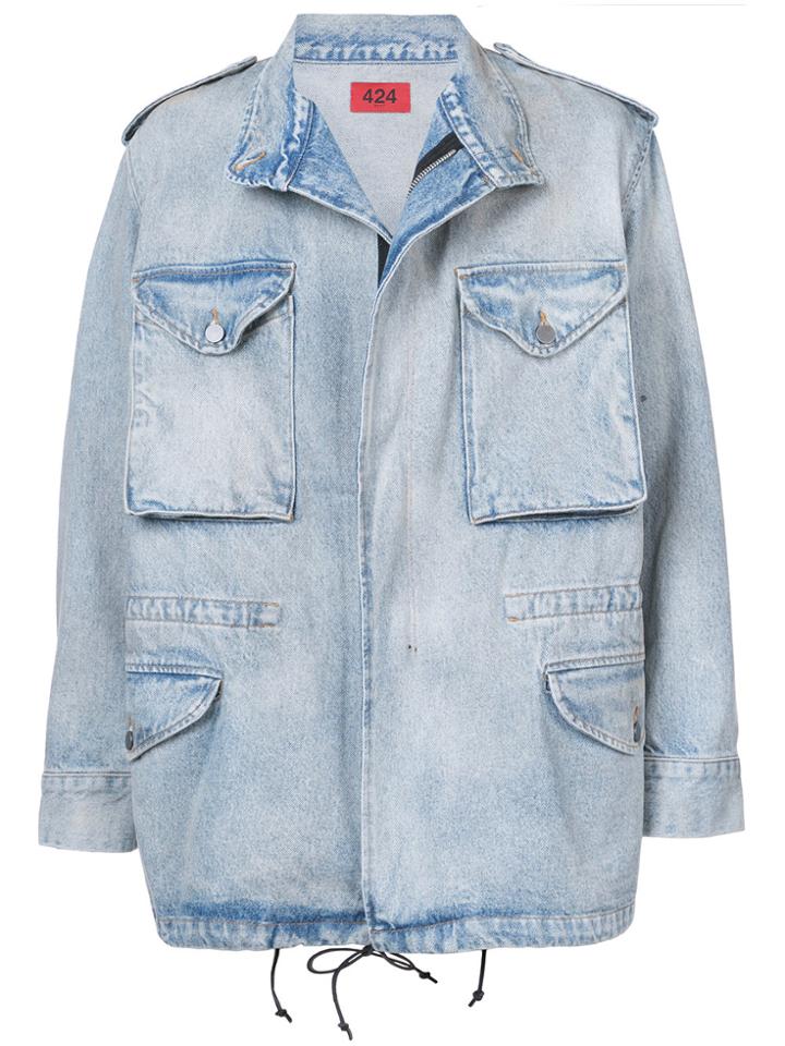424 Fairfax Denim Jacket - Blue