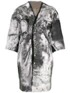 Rick Owens Oversized Cape Coat - Grey