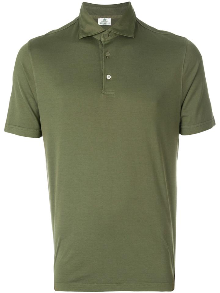 Borrelli Classic Polo Shirt - Green