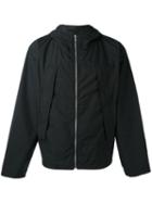 Maison Margiela - Hooded Sports Jacket - Men - Leather/polyester/brass - 48, Black, Leather/polyester/brass