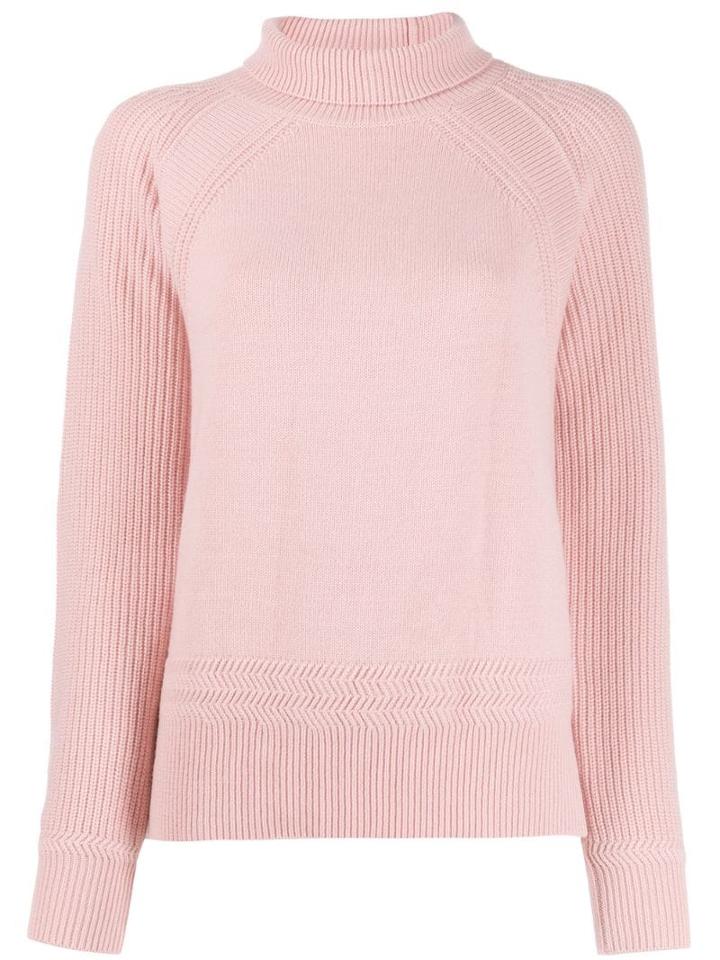 Paule Ka Rollneck Knit Sweater - Pink