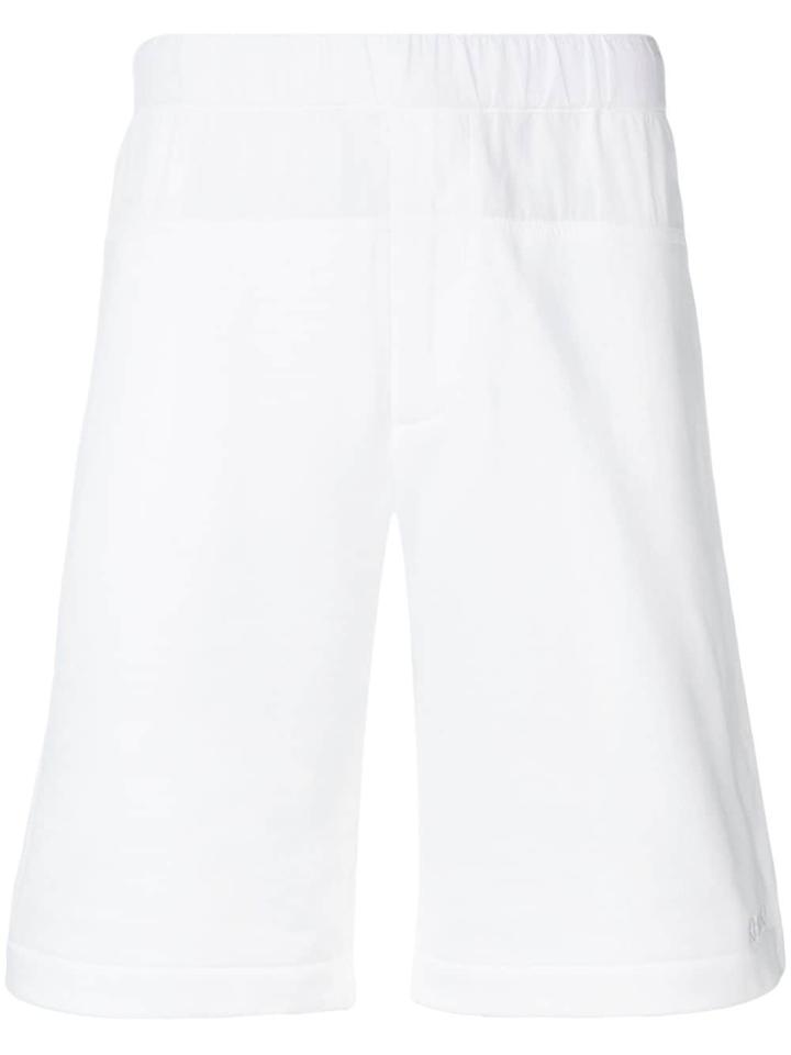 Kenzo Knee Length Track Shorts - White