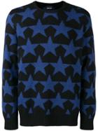 Just Cavalli Star Knitted Jumper - Black