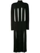 Marques'almeida Roll Neck Cut Out Sweater Dress - Black