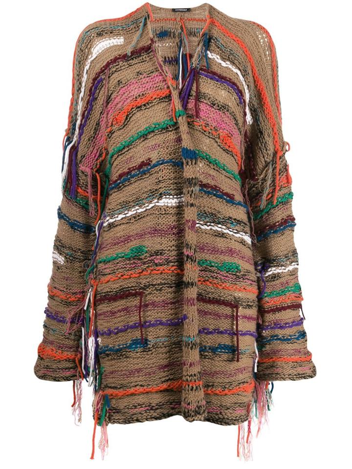 Canessa Belted Cashmere Cardigan - Brown