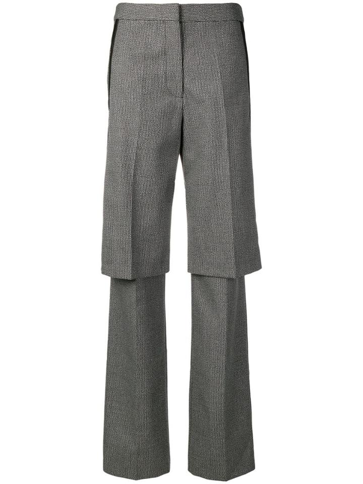 Stella Mccartney Layered Tailored Trousers - Black