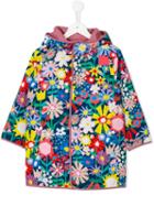 Stella Mccartney Kids Floral Collage Reversible Parka, Girl's, Size: 8 Yrs, Pink/purple
