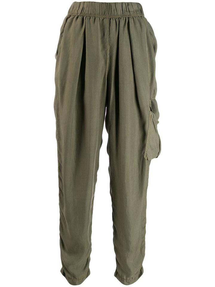 Raquel Allegra High-rise Cargo Trousers - Green