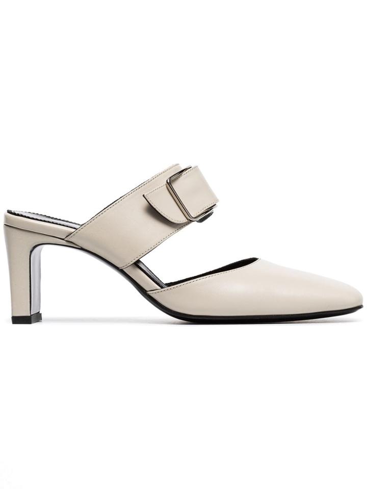 Dorateymur Beige Everyday 65 Buckled Mules - Neutrals