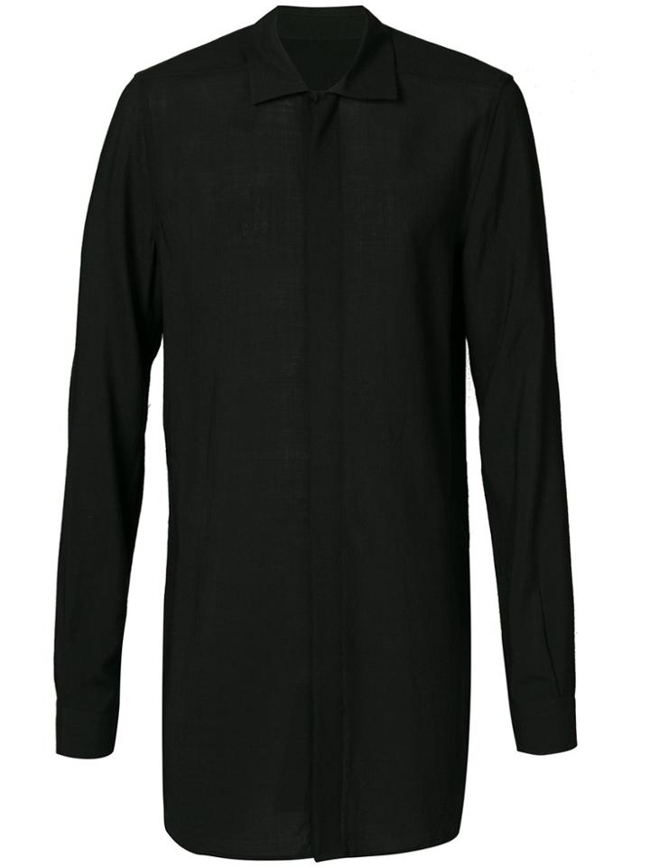 Rick Owens Longline Shirt - Black
