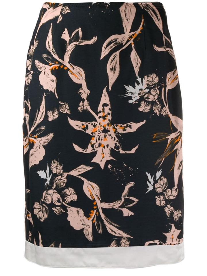 Dorothee Schumacher Short Floral Skirt - Black