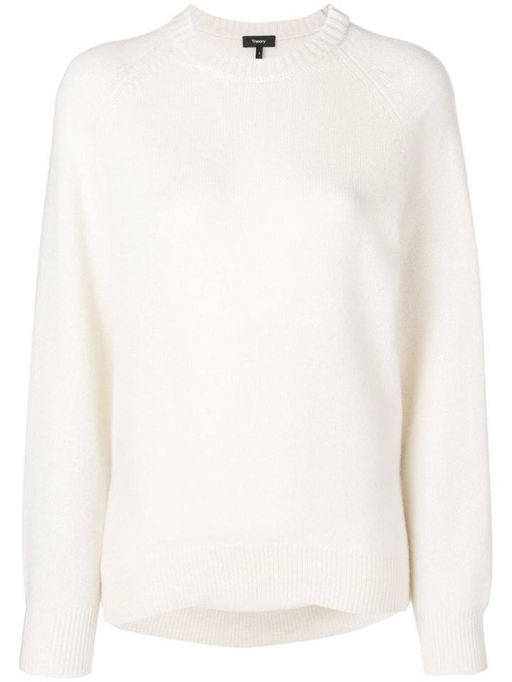 Theory Crewneck Sweater - White