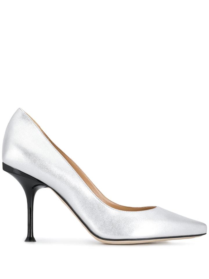 Sergio Rossi Milano Pumps - Silver