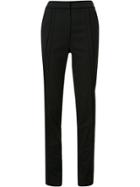 Jason Wu Frayed Panelled Tailored Trousers - Black
