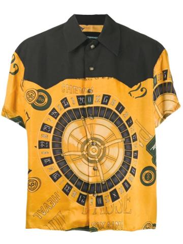 Mindseeker Printed Short Sleeve Shirt - Yellow