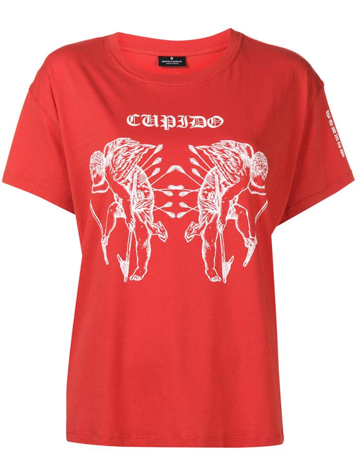 Marcelo Burlon County Of Milan Cupido T-shirt - Red