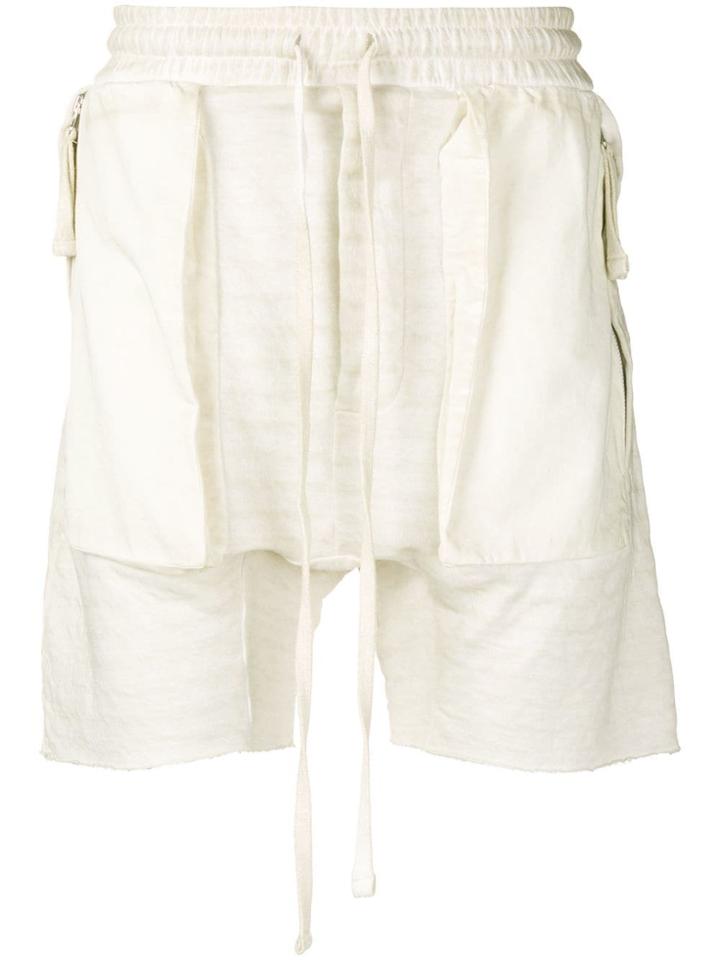Thom Krom Drop Crotch Track Shorts - White