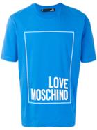 Love Moschino Boxed Logo T-shirt - Blue