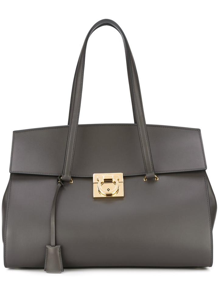 Salvatore Ferragamo 'mara' Tote, Women's, Black