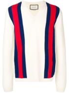Gucci Knitted Band Sweater - White