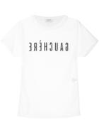 Gauchère Logo Print T-shirt - White