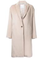 Cityshop Classic Lapel Coat, Women's, Size: 36, Nude/neutrals, Wool/rayon/acrylic/alpaca