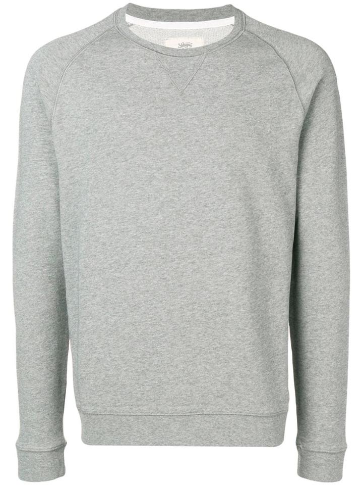 Kent & Curwen Logo Embroidered Sweatshirt - Grey