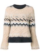 See By Chloé Knitted Sweater - Nude & Neutrals