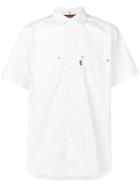 Junya Watanabe Man Short-sleeve Fitted Shirt - White