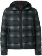 Fay Printed Quilted Jacket - Black