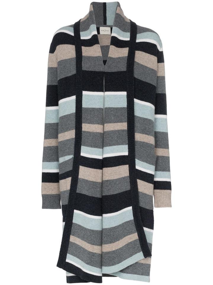 Le Kasha Bayeux Stripe Cashmere Cardigan - Blue