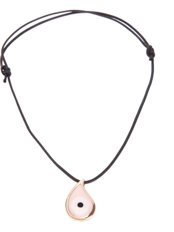 Gavello Bad Eye Necklace, Women's, Black, Gold