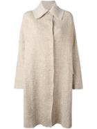 Boboutic Oversized Coat, Women's, Size: Small, Nude/neutrals, Polyamide/wool/yak/spandex/elastane