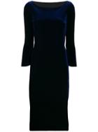 Le Petite Robe Di Chiara Boni Long-sleeve Midi Dress - Blue