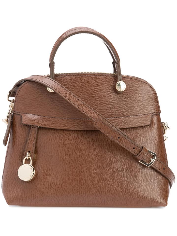 Furla Classic Tote, Women's, Brown, Leather
