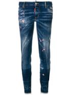 Dsquared2 Medium Waist Jeans - Blue