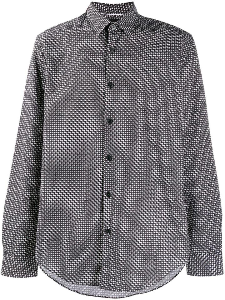 Boss Hugo Boss All-over Print Shirt - Black