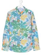 Paul Smith Junior Printed Shirt - Blue