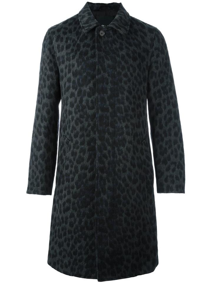 3.1 Phillip Lim Leopard Balmacaan Coat
