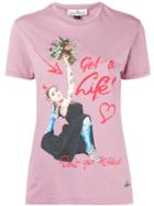 Vivienne Westwood Logo Printed T-shirt - Pink & Purple