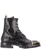Alexander Wang Toe Contrast Metal Detail Boots - Black