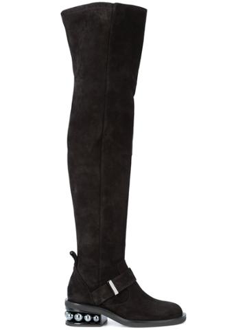 Nicholas Kirkwood 35mm Casati Pearl Otk Boots - Black