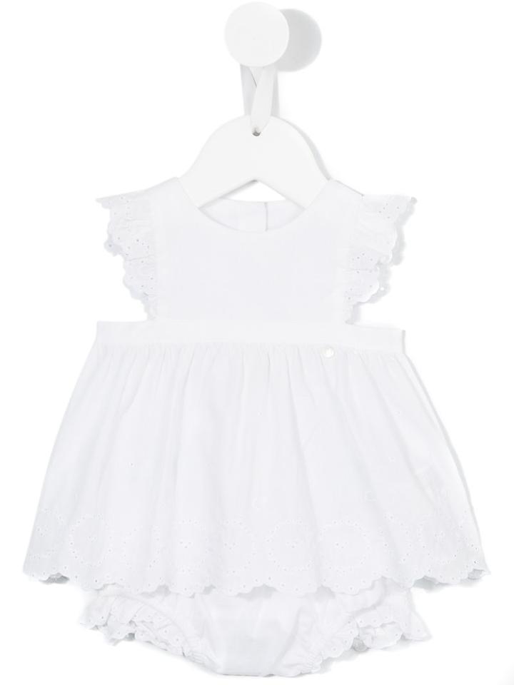 Tartine Et Chocolat Ruffled Dress Set, Toddler Girl's, Size: 12 Mth, White