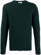 Closed Plain Crew-neck Pullover - Green