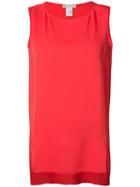 Fabiana Filippi - High-low Tank Top - Women - Silk/acetate - 42, Red, Silk/acetate