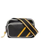 Givenchy Black, Yellow And White Reverse Leather Bumbag