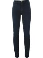 Frame Denim Skinny Five Pocket Jeans, Women's, Size: 27, Blue, Cotton/polyester/spandex/elastane