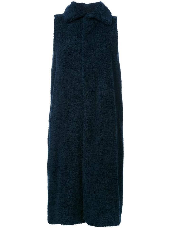 Assin Fur Effect Sleeveless Coat