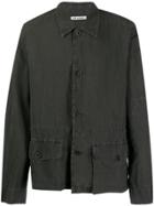 Our Legacy Button Shirt Jacket - Green